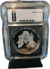 2000 P Silver Eagle Proof – Austin Hutto Signed Black Label Edition - American Coinage Heritage Pastime