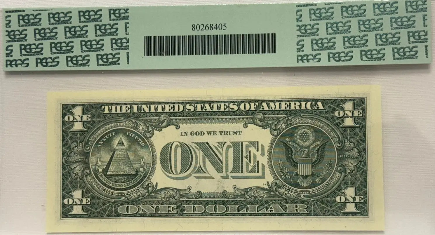 2003A $1 FR 1930-F FRN REPEATER Serial # F 85800858 H PCGS 68PPQ Coin Hub