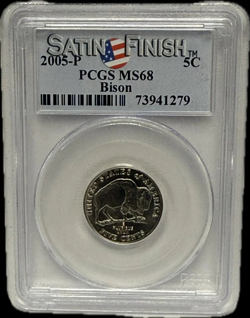 2005-P Buffalo Nickel MS68 PCGS Bison – Pristine Gem – High-Grade Collectible Heritage Pastime