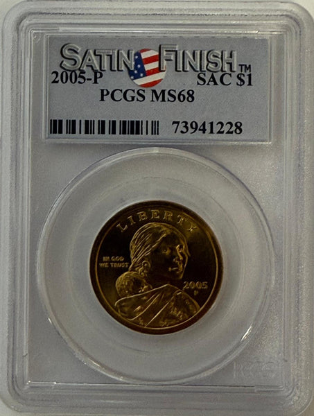 2005-P Sacagawea Dollar – PCGS MS68 | Superb Gem | High-Grade Modern Dollar