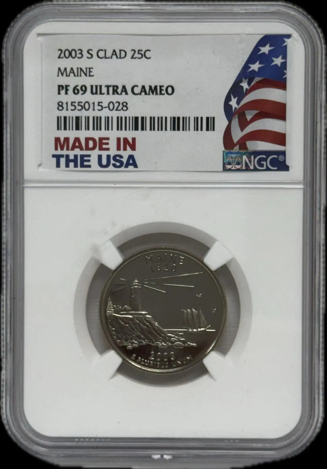 2005-S Clad 25C Maine State Quarter – PF69 Ultra Cameo – Rare and Highly Desirable Coin Hub