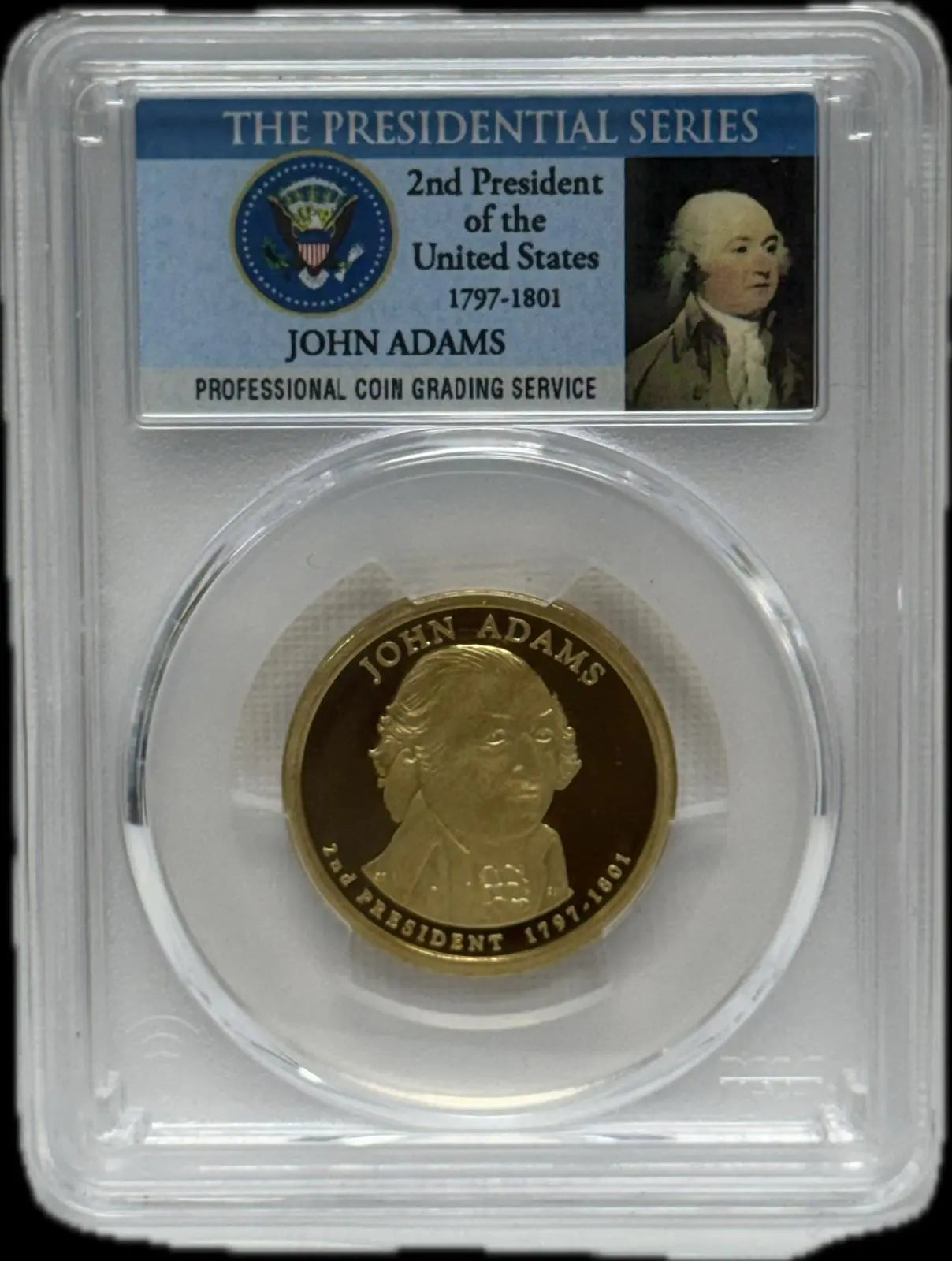 2007-S John Adams $1 PCGS PR69 DCAM – Perfect Deep Cameo Proof Coin Coin Hub