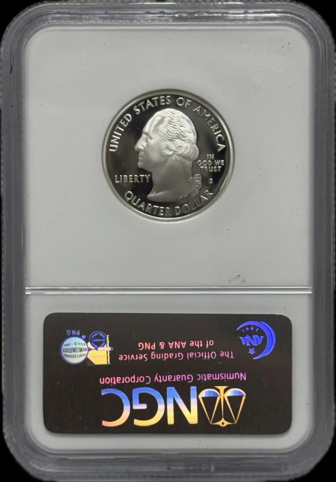 2007-S Silver 25C Washington PF69 Ultra Cameo – Near-Perfect Proof Coin Heritage Pastime