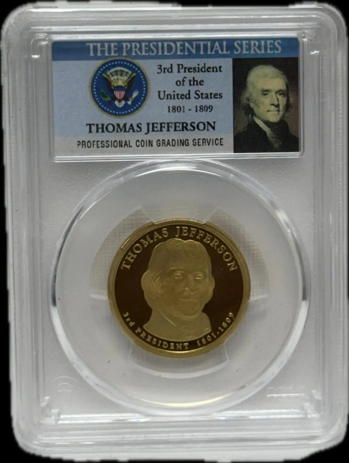 2007-S Thomas Jefferson $1 PCGS PR69 DCAM – Pristine Deep Cameo Proof Coin Hub