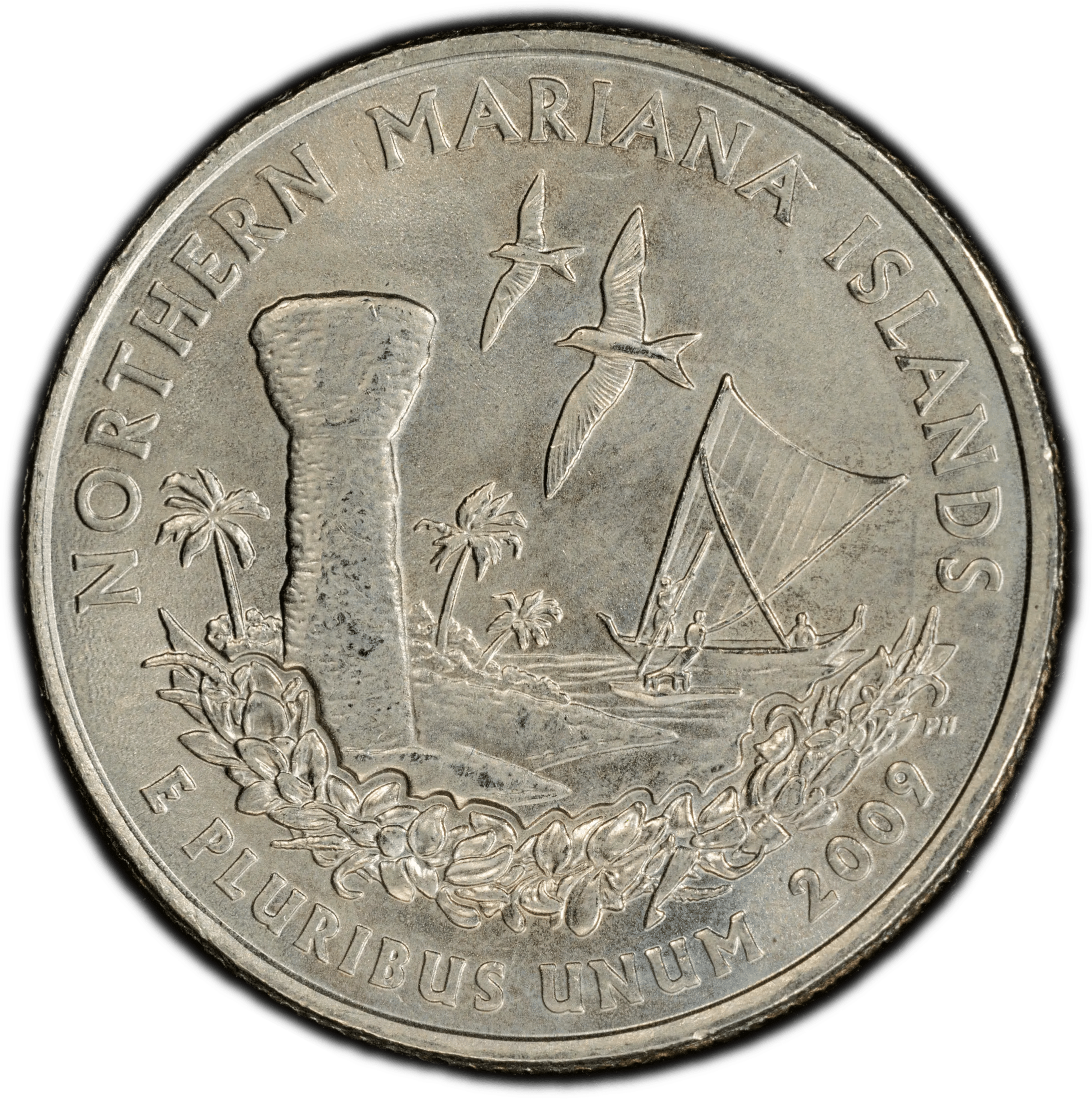 2009-D Northern Mariana Islands Quarter – PCGS MS64 | U.S. Territories Issue Heritage Pastime