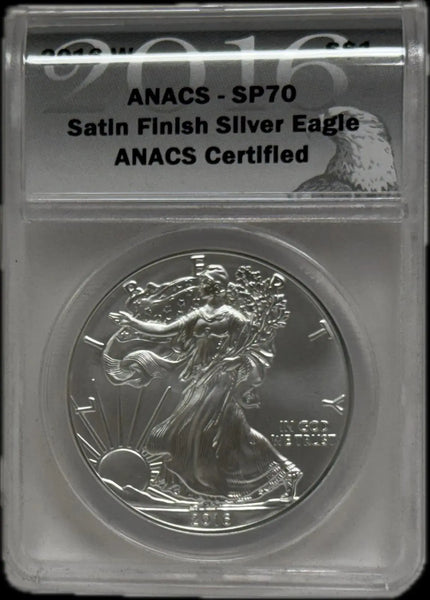 2016-W Silver Eagle $1 SP70 Satin Finish – Pristine Quality Heritage Pastime