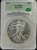 2018 $1 American Silver Eagle – CAC MS69 – Brilliant Uncirculated Premium Grade Heritage Pastime