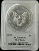 2018 American Silver Eagle $1 – PCGS MS70 Heritage Pastime