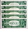 2021 Cleveland-Consecutive $1 Star Replacement Note Collection - 5 Superb Crisp Notes Heritage Pastime