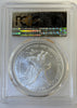 2022 American Silver Eagle PCGS MS70 reverse with flying eagle design
