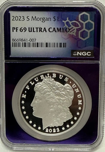 2023 Morgan Silver Dollar Ultra Cameo Proof PF69 – Stunning Numismatic Gem Heritage Pastime