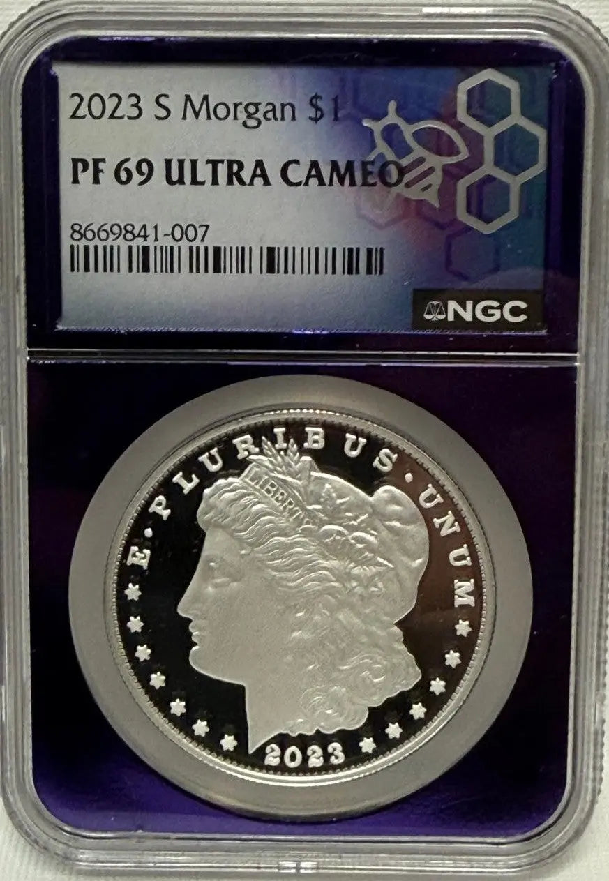 2023 Morgan Silver Dollar Ultra Cameo Proof PF69 – Stunning Numismatic Gem Heritage Pastime