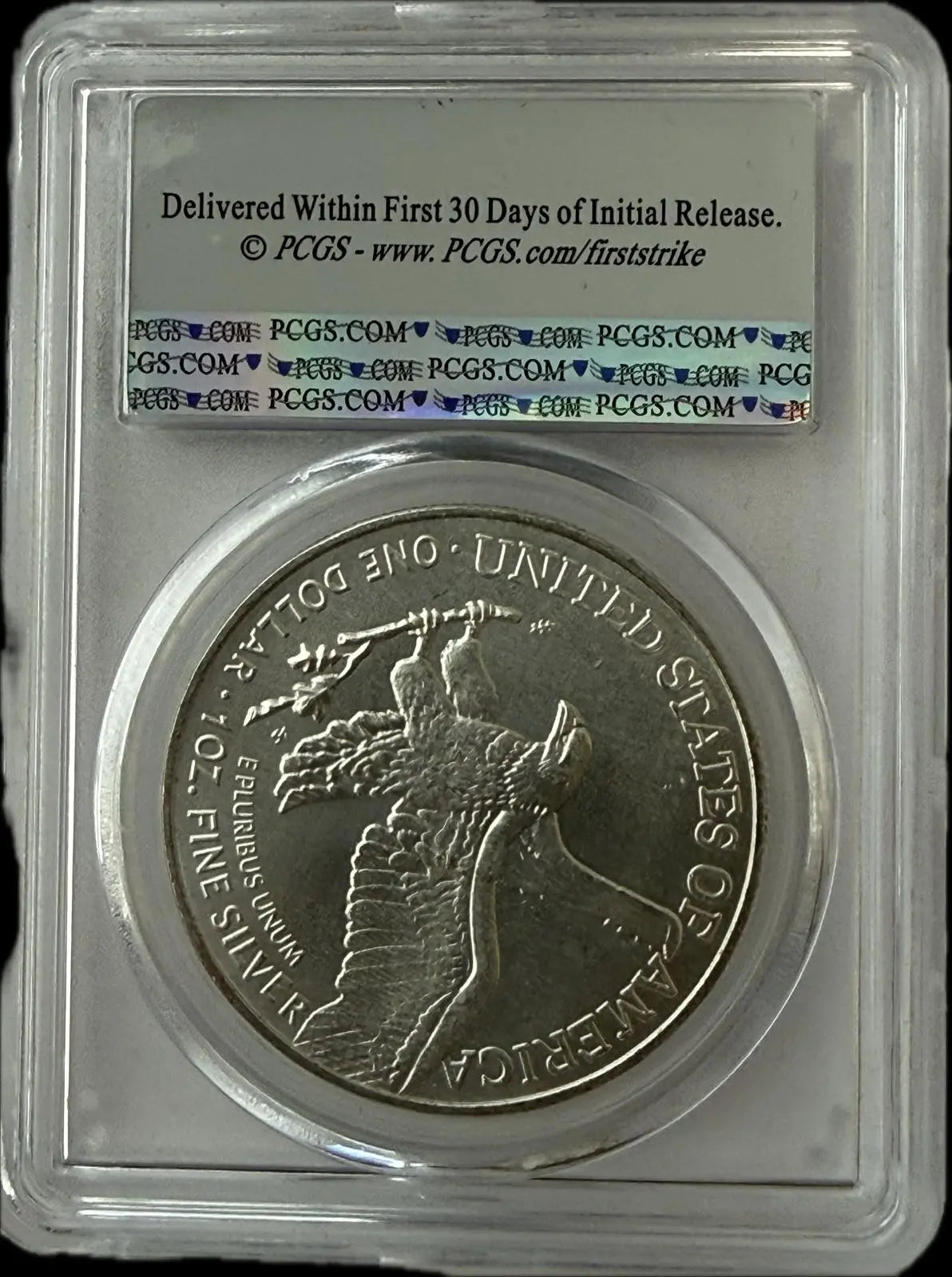 2025 American Silver Eagle $1 – First Strike – PCGS MS70 West Point Mint Coin Hub