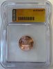2025-D Lincoln Cent MS67 Red reverse showing Lincoln Memorial design in ICG slab