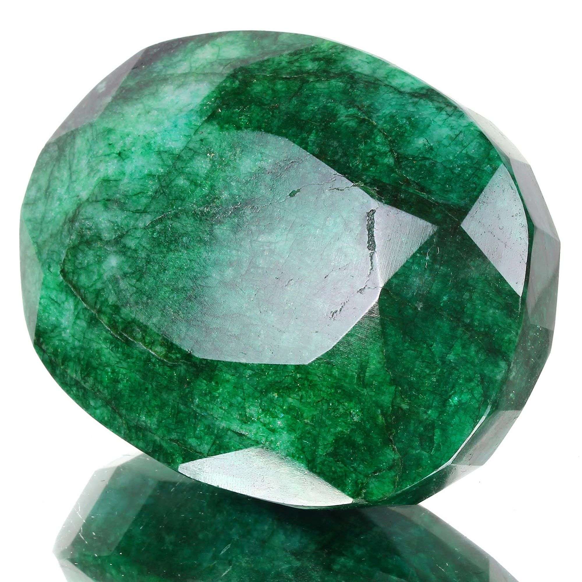 Amazing Huge 2630 Ct Certified Natural Green Emerald Solitaire