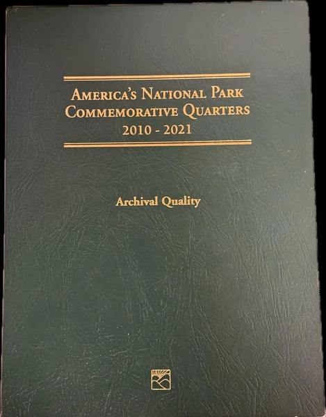 America’s National Park Commemorative Quarters 2010-2021 Complete Set – Beautiful Series of U.S. Landmark Coins Heritage Pastime