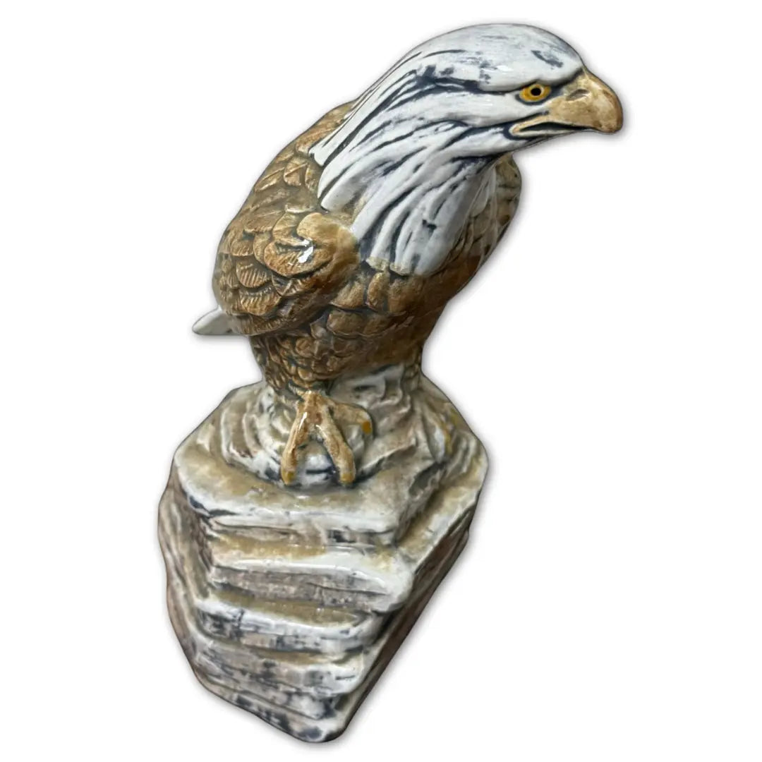 Ceramic bald eagle figurine Coin Hub