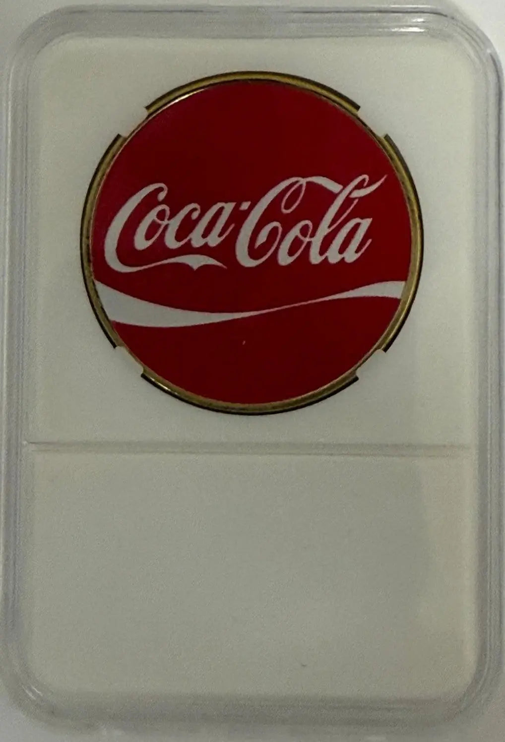 Coca-Cola Vintage Style Button Sign / Pocket Mirror Collectible – Mini Replica in Protective Case Heritage Pastime
