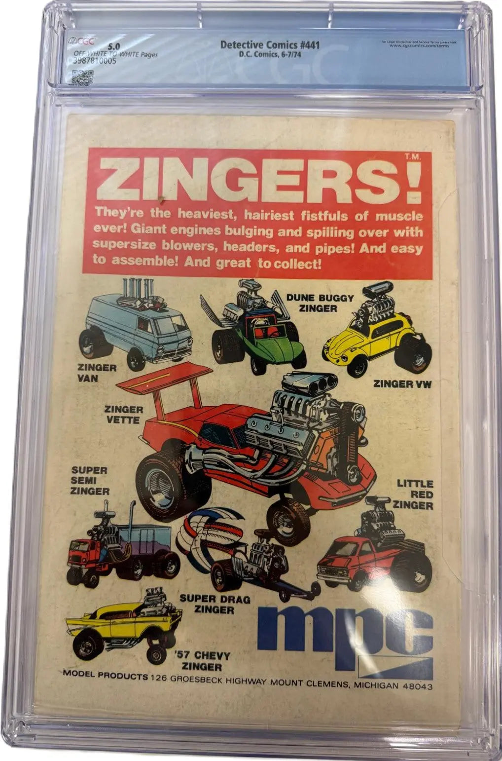 Detective Comics #441 (July 1974) CGC 5.0 – First Appearance of Harvey Bullock | 100-Page Super Spectacular Heritage Pastime