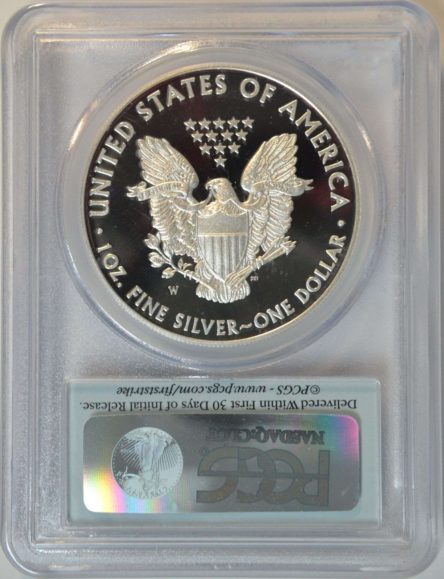 Flawless 2015-W Gem Proof $1 Silver Eagle. PCGS PR70DCAM Florida FUN