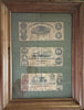 Framed South Carolina Obsolete Currency Collection – State Bank of Charleston Notes (1850s–1860s) Heritage Pastime