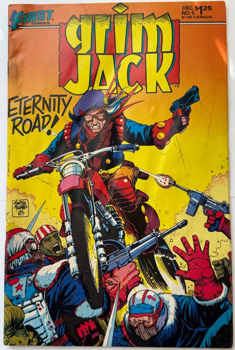 GrimJack #5 (1984) – “Eternity Road!” First Comics Copper Age Issue | Ostrander & Truman | Indie Classic Heritage Pastime