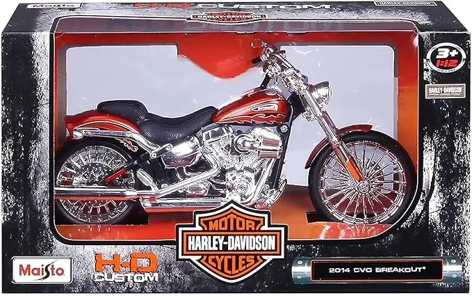 Harley-Davidson 2014 CVO Breakout Motorcycle Model 1/12 by Maisto 32327 Coin Hub