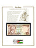Jordan 1/2 Half Dinar 1975 UNC P-17d – Signature 17 with FDI & UN Flag Stamp 962015 Heritage Pastime