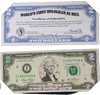 Rare 2003 World's First Hologram $2 Bill - The Morgan Mint Holder & Certificate Heritage Pastime