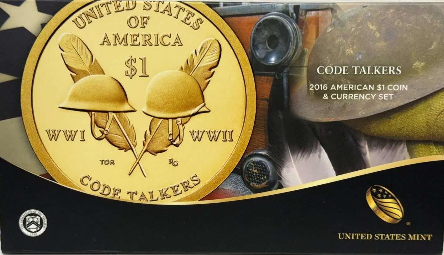 Rare 2016 American Dollar Coin & Currency Set - Includes COA Heritage Pastime