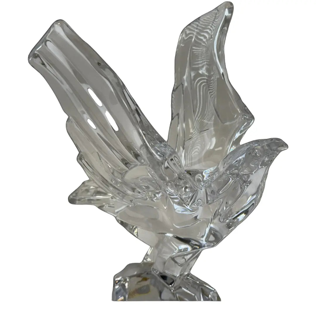 Steuben American Eagle Crystal Figurine. Coin Hub
