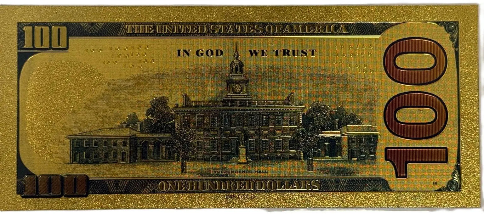 The Hulk $100 Gold Foil Note – 24K Gold Plated Marvel Collectible Novelty Bill Heritage Pastime