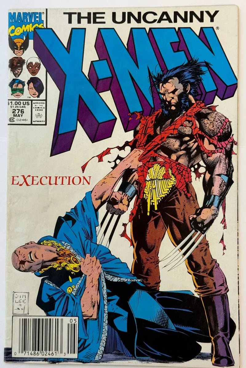 The Uncanny X-Men #276 (May 1991) – “Execution” | Jim Lee Cover | Marvel Comics Heritage Pastime
