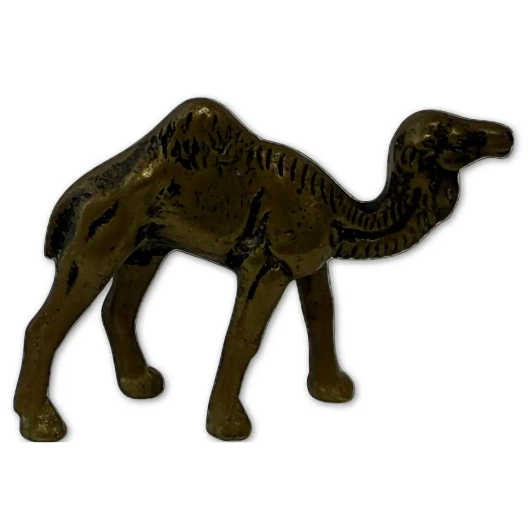 VIntage Brass Came Figurine Coin Hub