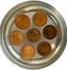 Vintage Lucite Acrylic Paperweight with Embedded Lincoln Memorial Pennies (1957–1967 Era) Heritage Pastime