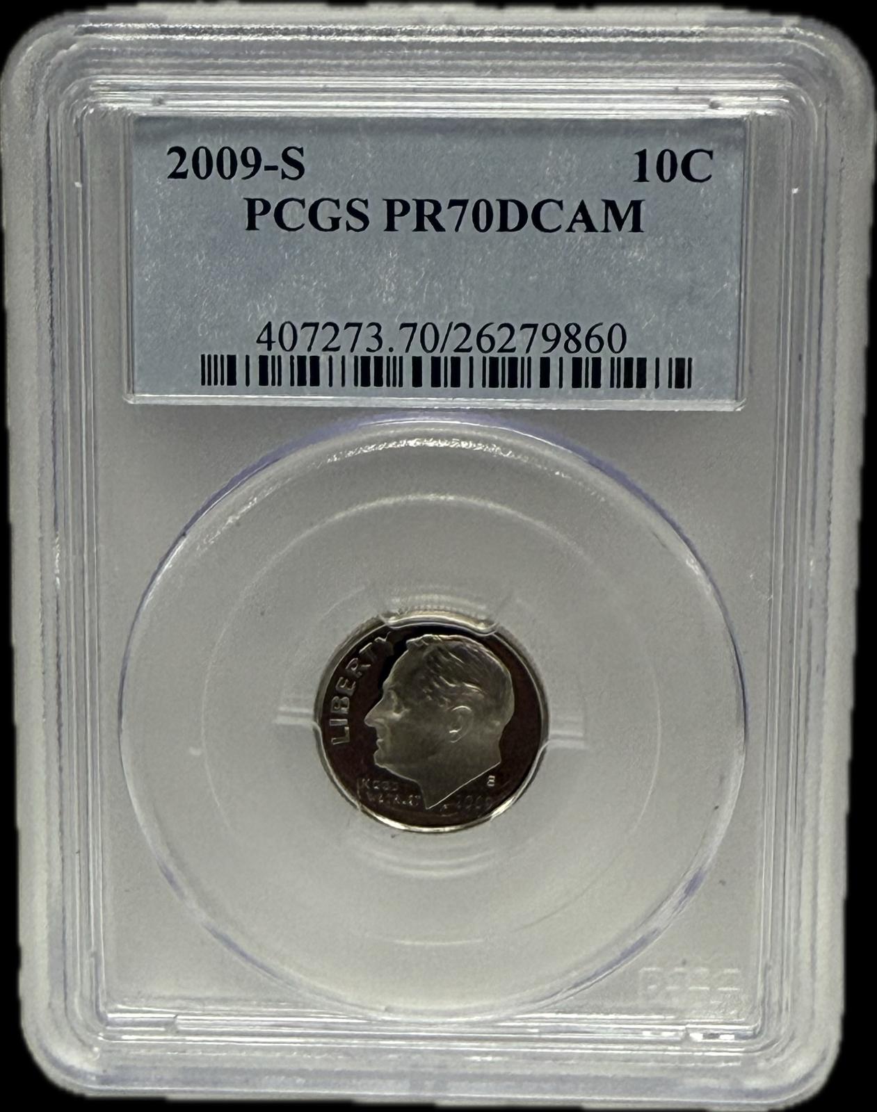 2009-S 10C PCGS PR70 DCAM