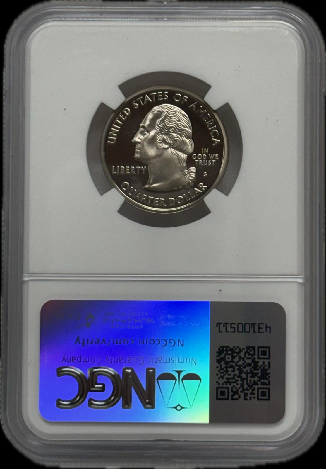 2005-S CLAD 25C MAINE PF69 ULTRA CAMEO