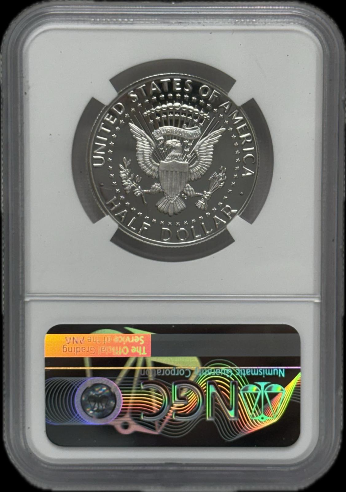 2021-S SILVER 50C PF70 ULTRA CAMEO