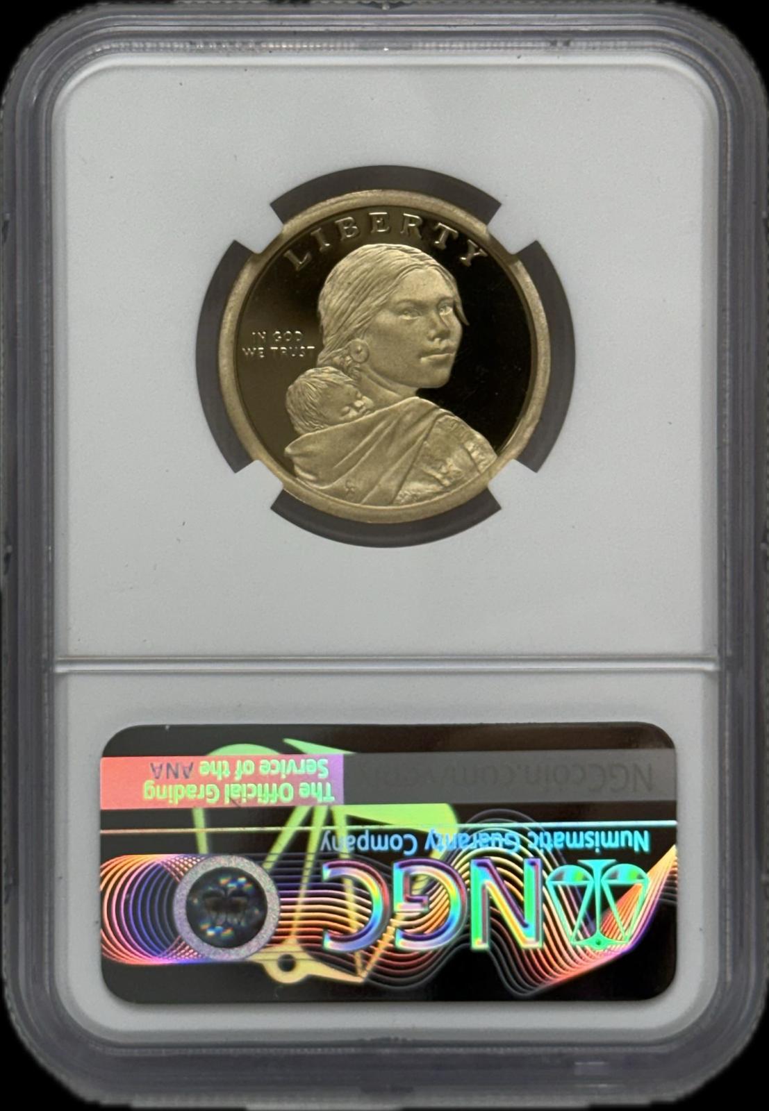 2022-S Sacagawea $1 Ely S. Parker PF70 ULTRA CAMEO