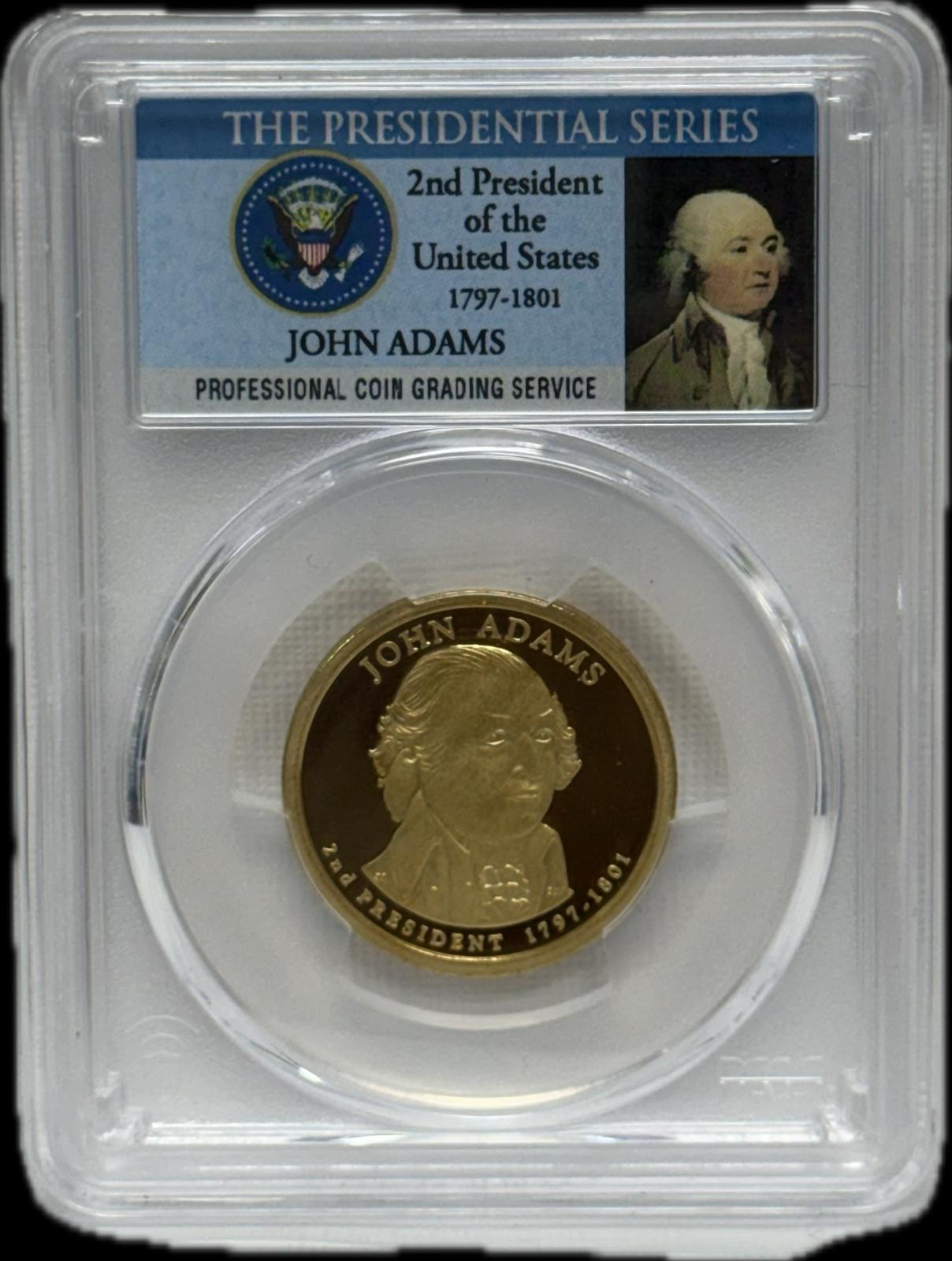 2007-S John Adams $1 PCGS PR69 DCAM