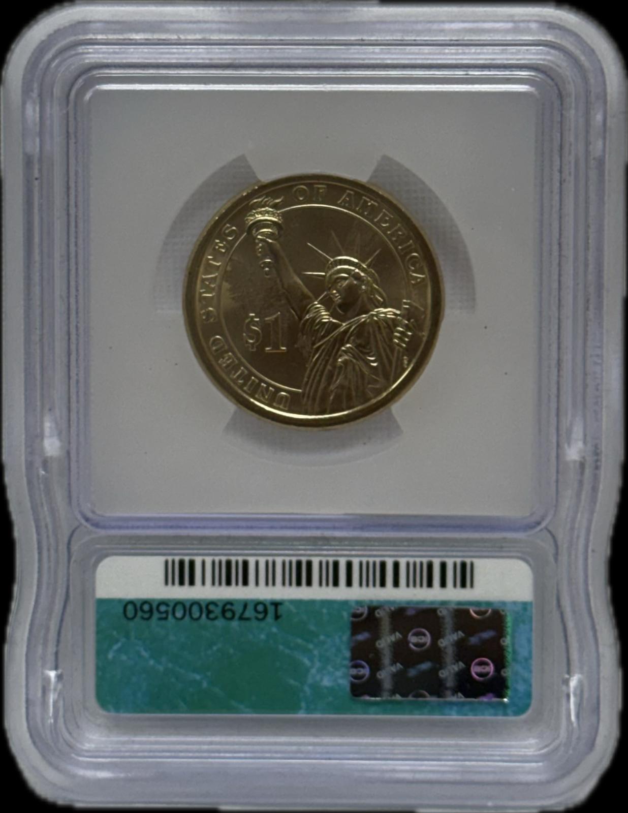 2007 ICG MS64 Double Mint Error Struck Through Grease Missing Edge Lettering