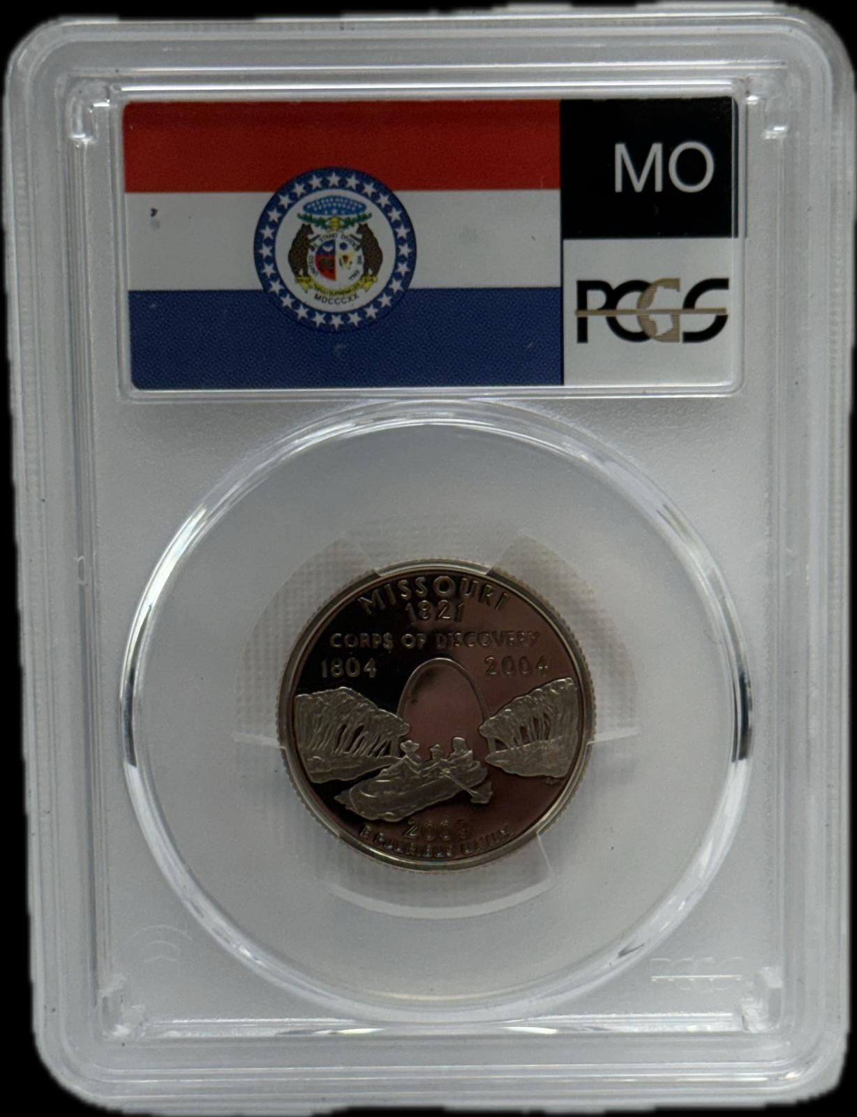 2003-S 25C PCGS PR69 DCAM Missouri