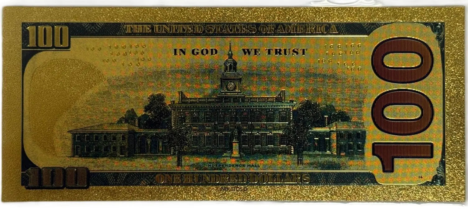 Wolverine Marvel $100 Novelty Gold Foil Note – X-Men Collectible Souvenir Bill (Non-Legal Tender) Heritage Pastime