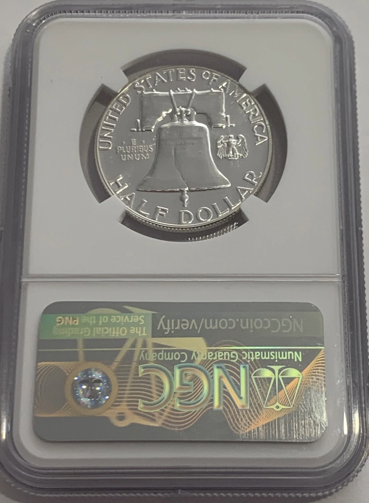 1957 NGC PF67 Silver Proof Franklin Half Dollar 50c 90% Silver White Label